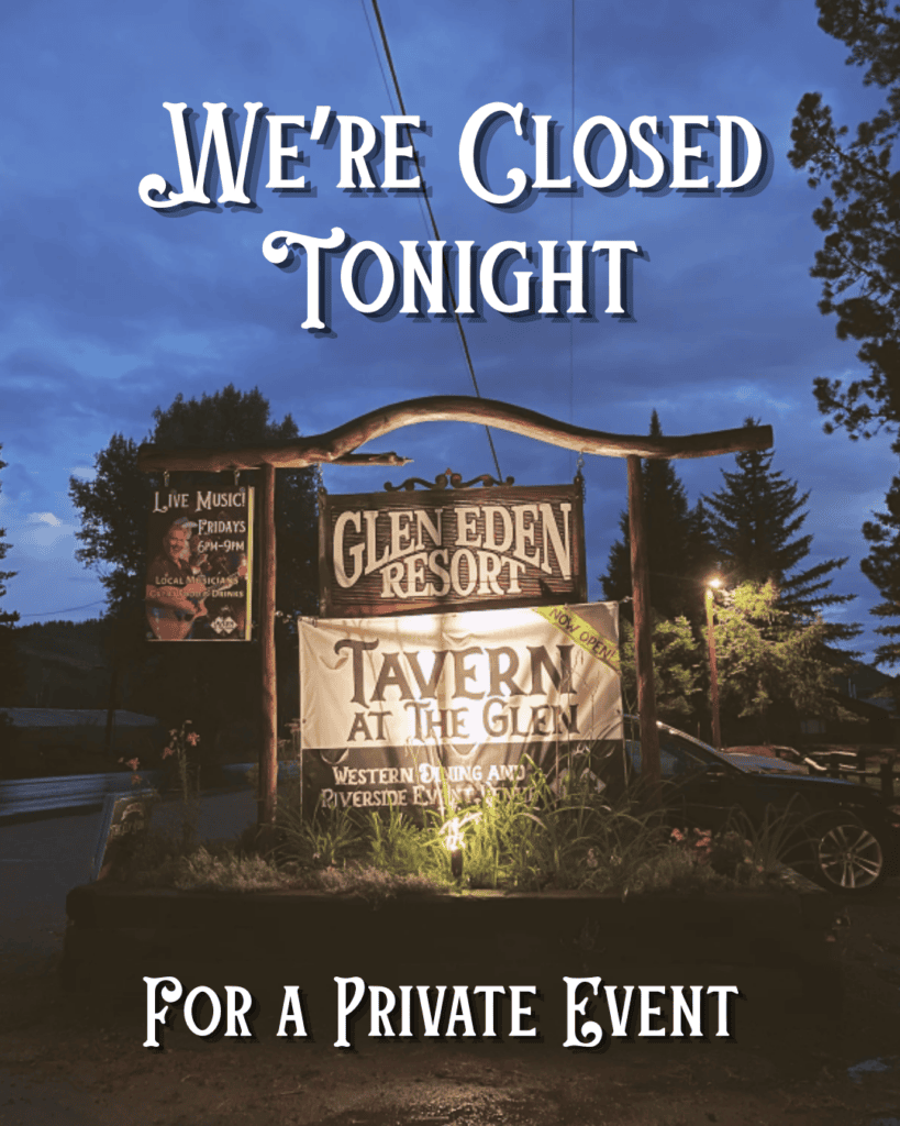 Closed for a Private Event