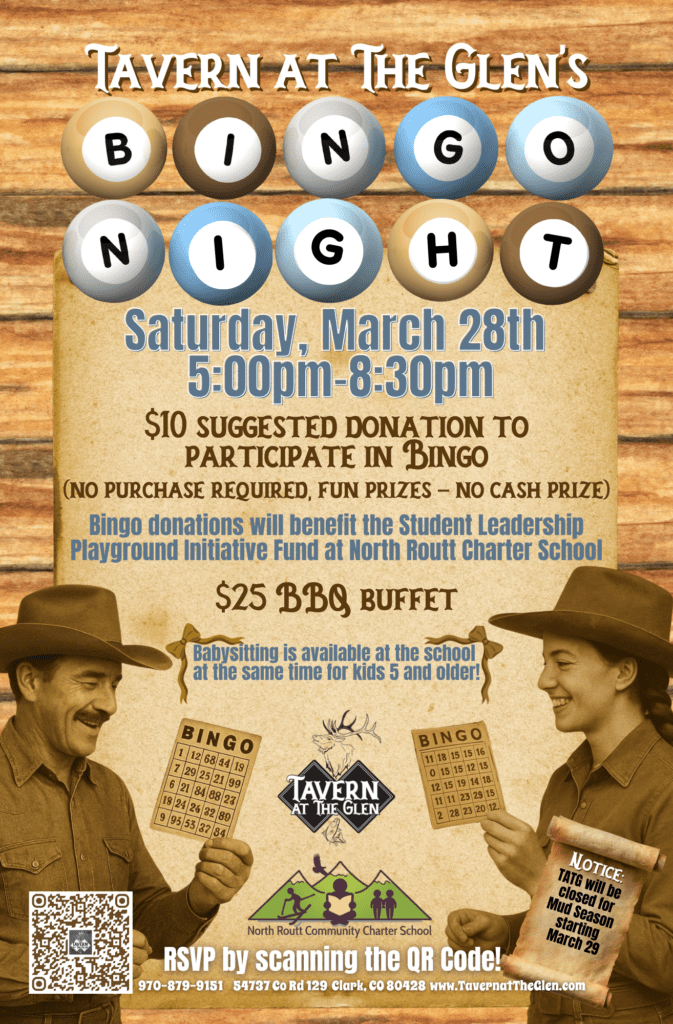BINGO Night benefiting North Routt Charter School